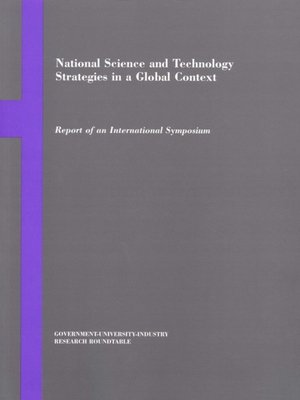 cover image of National Science and Technology Strategies in a Global Context
